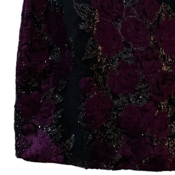 Dress the Population Short Sleeves Burnout Velvet Mini Dress Size Small‎ - Picture 6 of 16